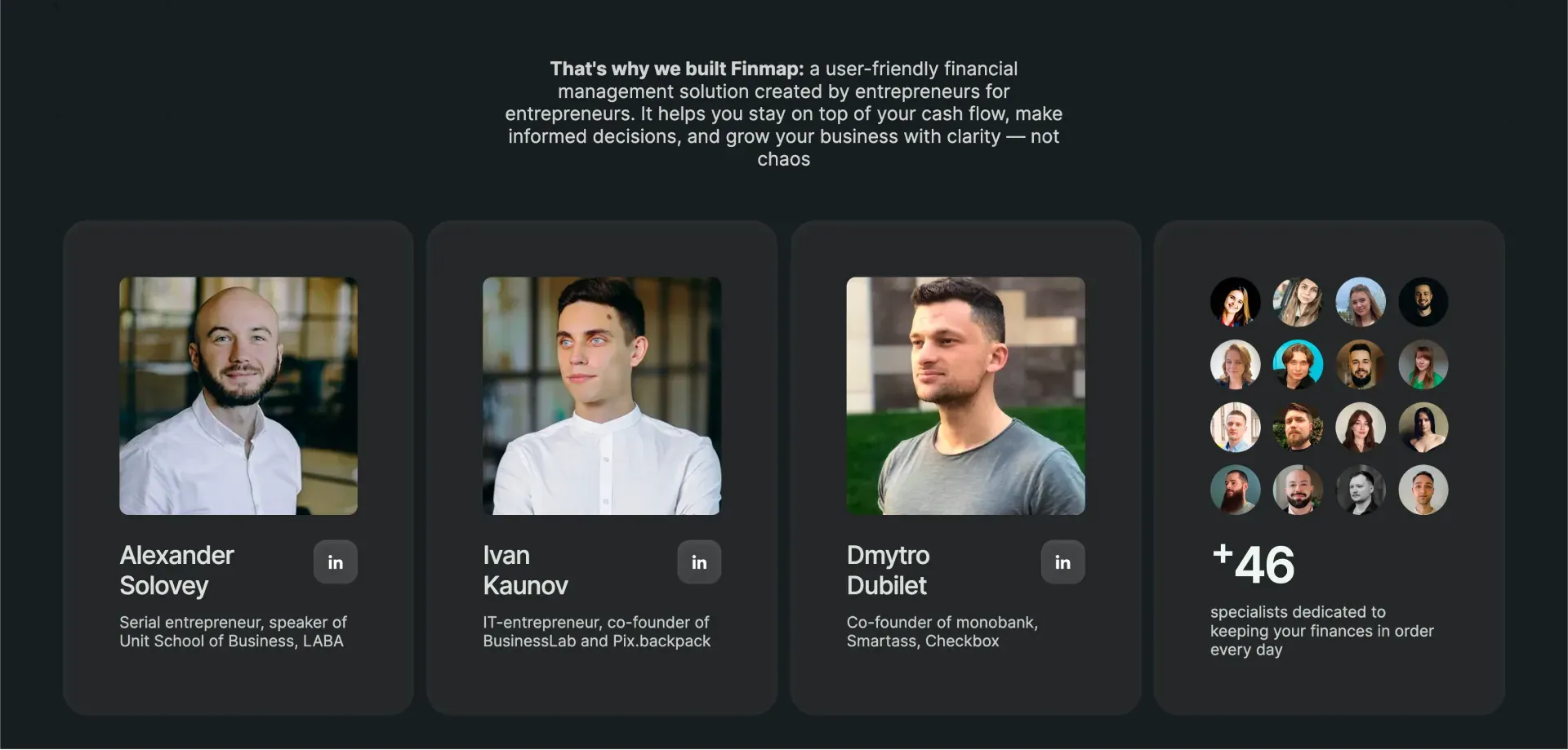 команда finmap