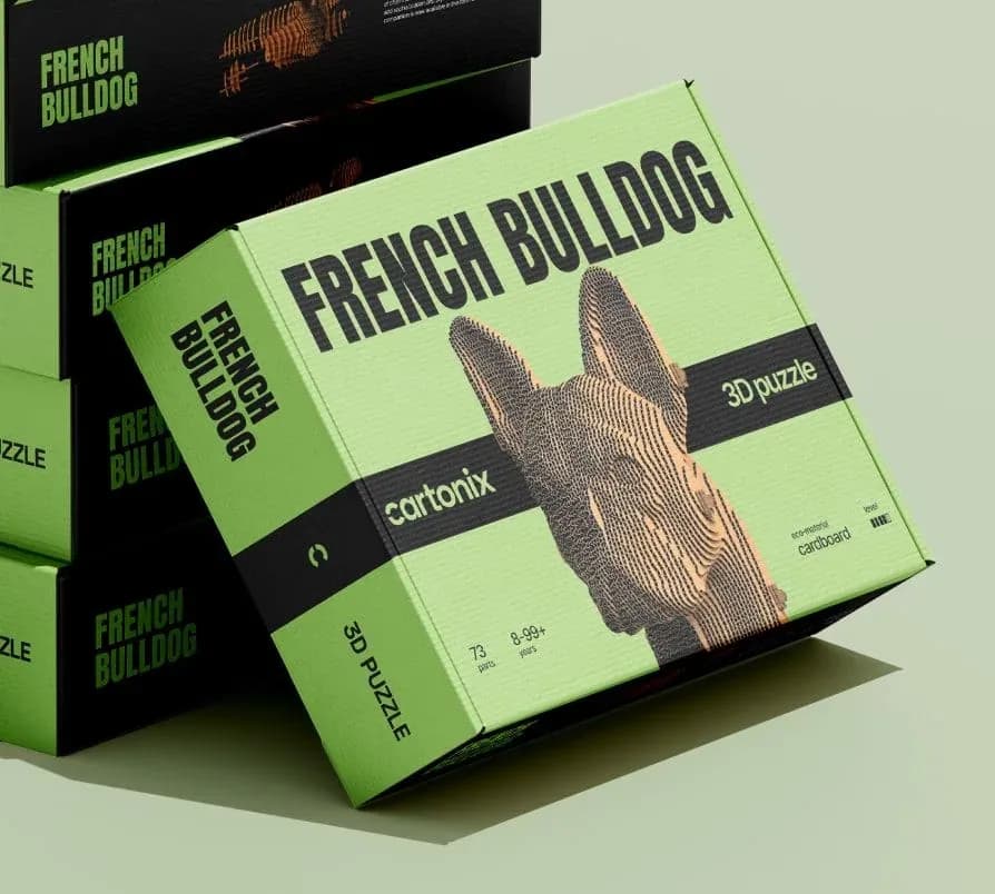 Упаковка French Bulldog у власному кольорі