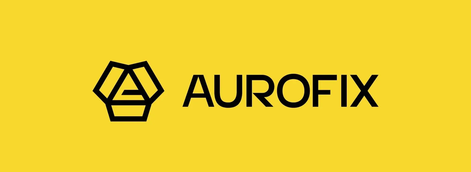 Новий знак AuroFix: зливок, побачений згори, з літерою А, що проходить крізь нього